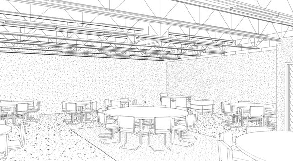 1000 N - 3D View - LOOKING SOUTH