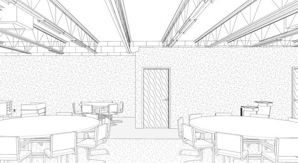 1000 N - 3D View - LOOKING WEST