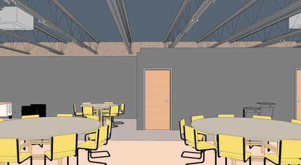 1000 N - Sheet - CR100 - CODE REVIEW - 3D View - LOOKING WEST